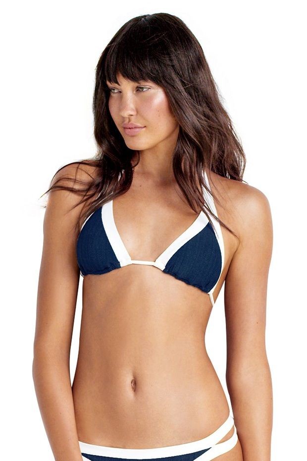 Swimwear Bayana Block Party Slide Triangle Bikini Top With