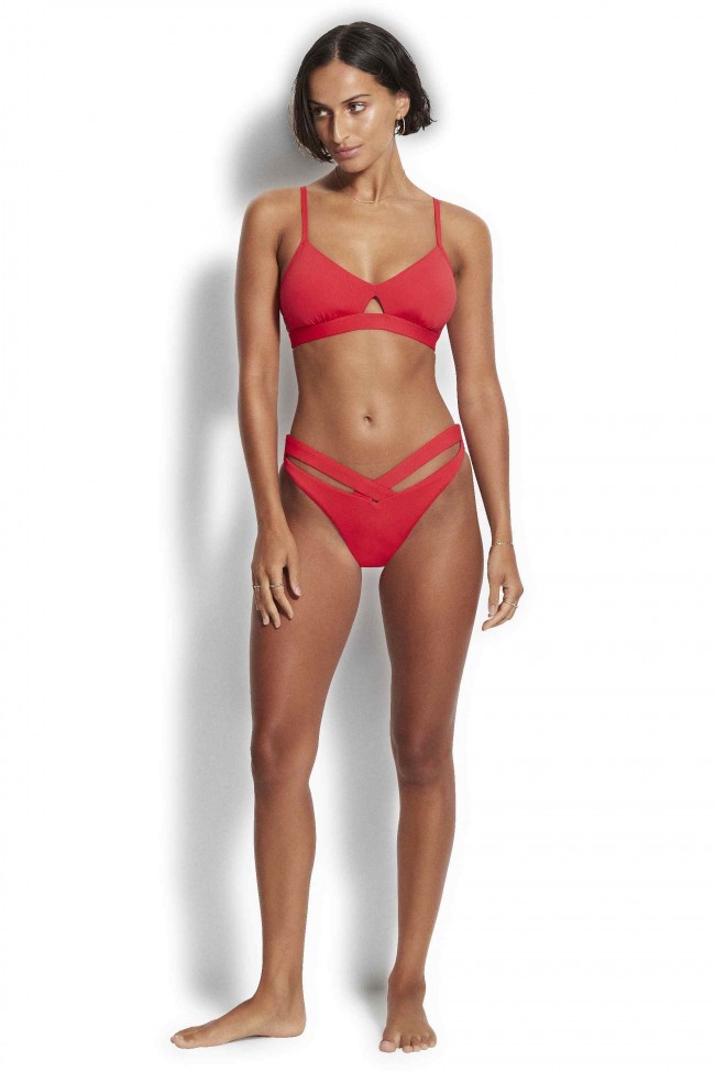 Swimwear Bayana Active Swim Hybrid Bralette Bikini Top Chilli