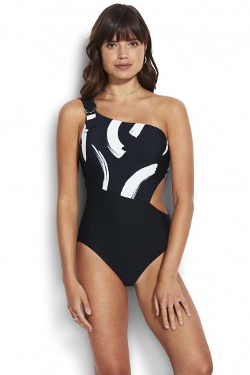 New Wave One Sholder Swimsuit Seafolly