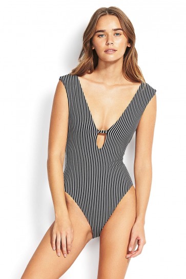 Go Overbord Deep V One Piece Seafolly 