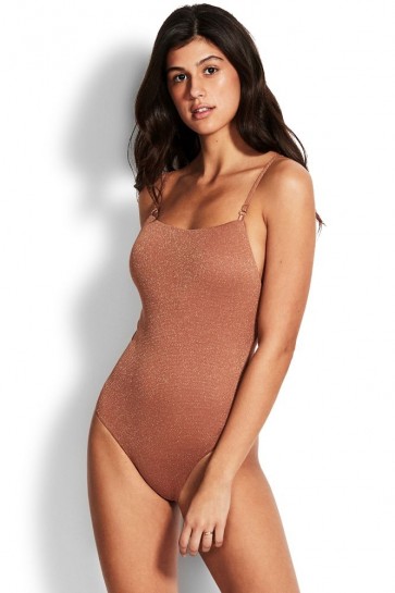 Stardust Square Neck One Piece by Seafolly