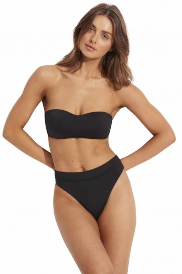 Seafolly Collective Bandeau High Rise Bikini Set