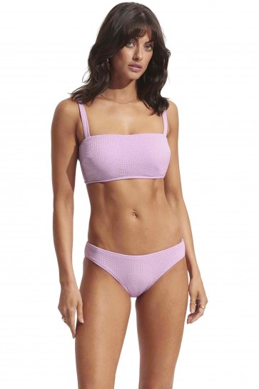 Sea Dive DD BandeauHipster Bikini Set Lilac