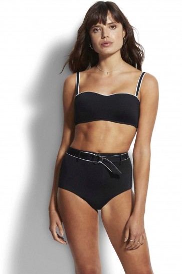 Active DD Bandeau Bra Belted High Waisted Pant by Seafolly
