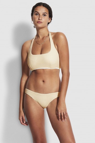 Dream Catcher DD Scoop Neck Halter Bikini Set 