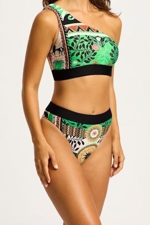 Atlantis High Rise Bikini Bottom  by Seafolly.