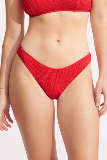 Seadive High Cut Bikini Pants Chilli 