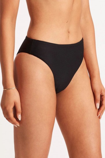 Essentials High Rise Bikini Pants by Seafolly 