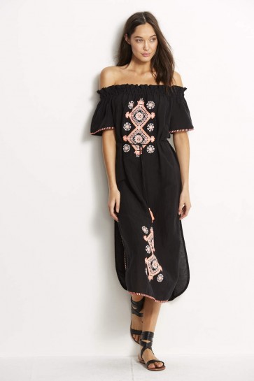 Off Shoulder Embroidered Dress Seafolly