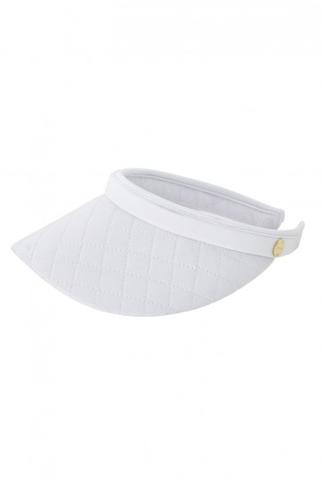 Quilted Visor by Seafolly White