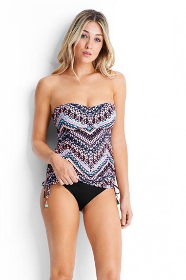 Indian Summer Easy Fit C/D Bandeau Singlet Tankini Seafolly