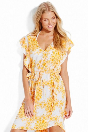 Buttercup Sunflower Ruffled Cover Up Seafolly  