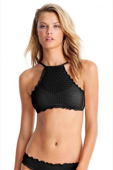 Havana Black HighNeck Tank Top SEAFOLLY