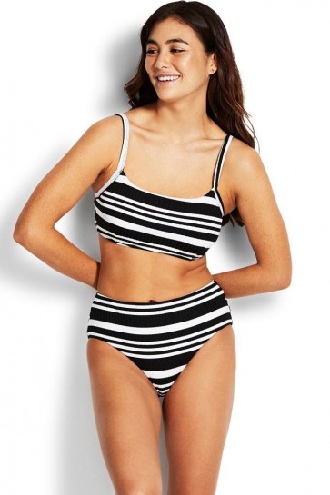 Retro Holiday DD/E Square Neck Tank Bikini Set Seafolly