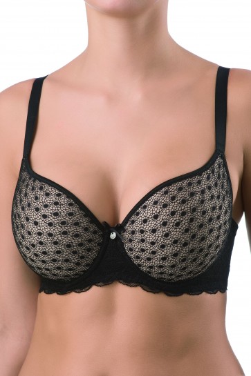 Wish Framed bra with moulded spacer cups Black