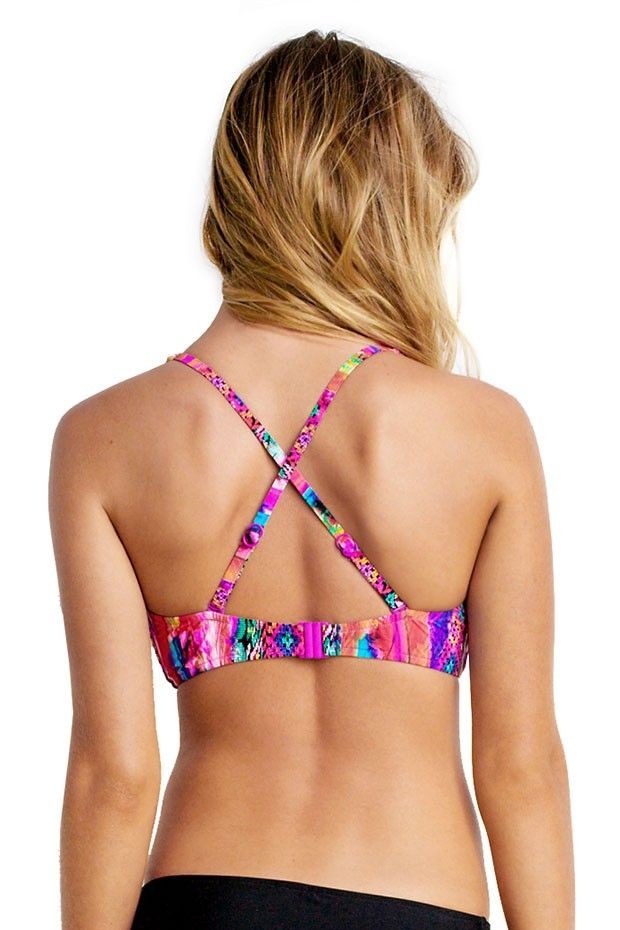 Swimwear bayana Mexican Summer D Cup Halter Bikini Top Seafolly