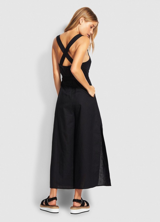 blue bandana jumpsuit