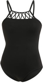 Seafolly COLLECTIVE GATHERED WRAPONT ONEPIECE - Maillot De Bain - Black/noir - ZALANDO