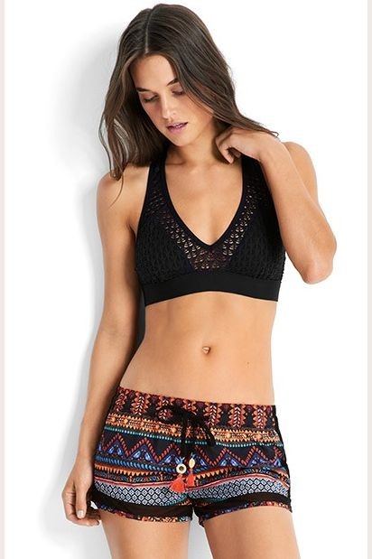 seafolly shorts swimsuit