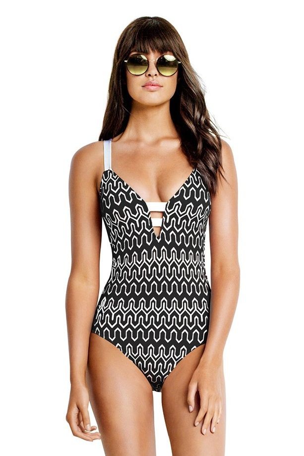 seafolly deep v maillot