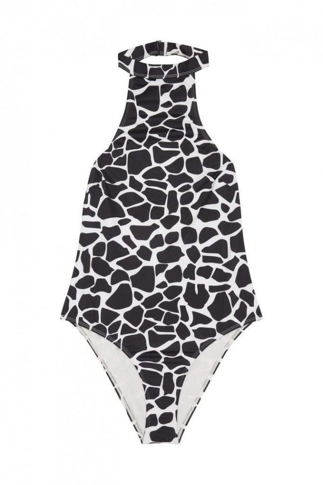 Swimwear bayana Wolf Whistle White Eco Giraffe Swimsuit