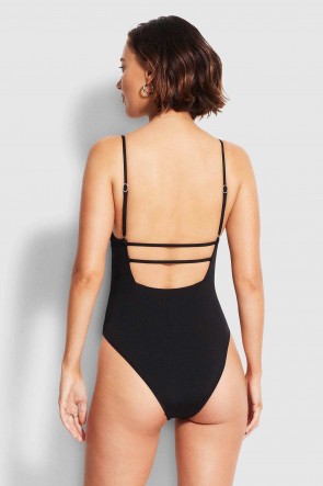  Active Square Neck One Piece 