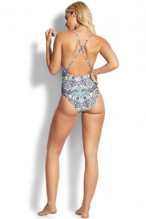 Summer Chintz Ring Front One Piece by Seafolly