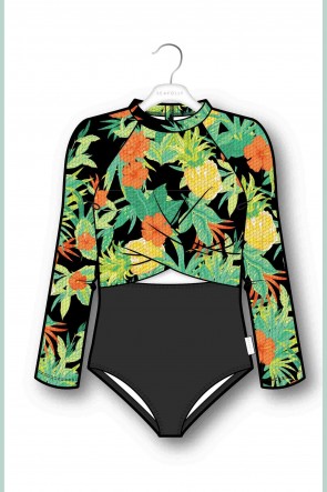 Tropical Nights Paddlesuit Surf Tank One long Sleeve