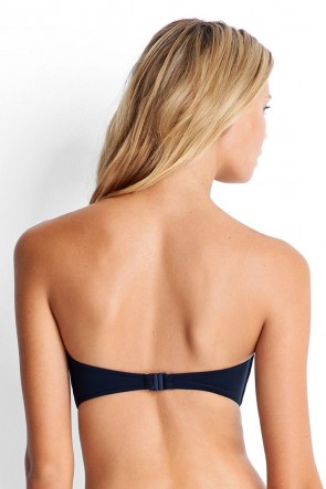 Block Party Bandeau Bustier Seafolly Black