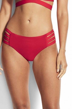 Active Swim Multi Strap Hipster Pant  Chilli