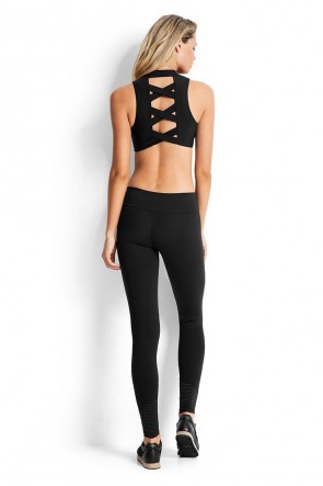 Cross Back Top with Essentials Moto Legging Seafolly
