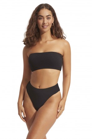 Seadive Bandeau Tube Hi Rise Set 