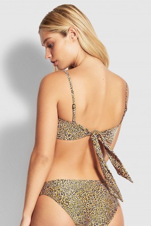Spirit Animal Ring Front Bralette Bikini Top by Seafolly