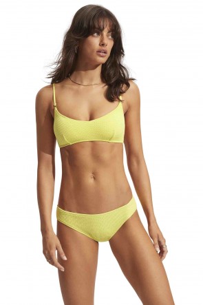 Sea Dive Bralette Hipster Bikini Set Black