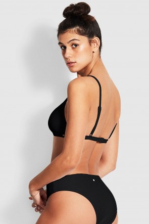 Essentials Bralette Bikini Top Black 