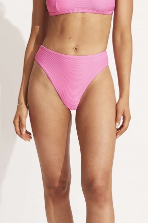 Essentials High Rise Bikini Pants Pink Guava