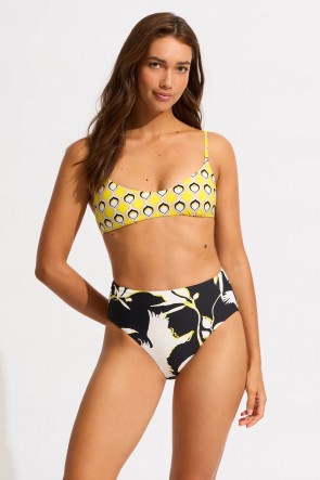 Birds Of Paradise High Waisted Bikini Bottom