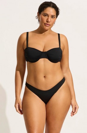 Seafolly Ruched Underwire Rio Bikini Set