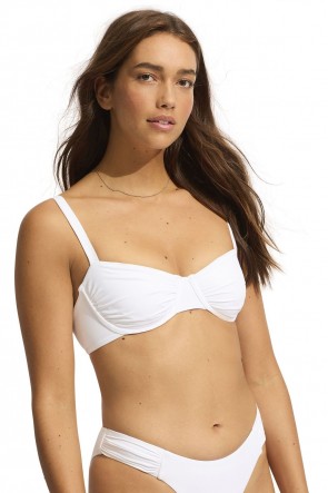Seafolly Collective Ruched Underwire Bikini Top 
