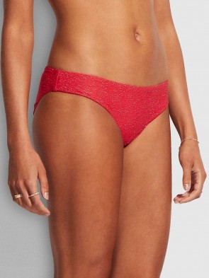 Seafolly Twilight Hipster Bikini Bottom Red