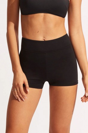 Seafolly Collective Boyleg Pant - Black 