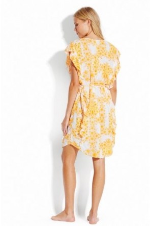 Buttercup Sunflower Ruffled Cover Up Seafolly 