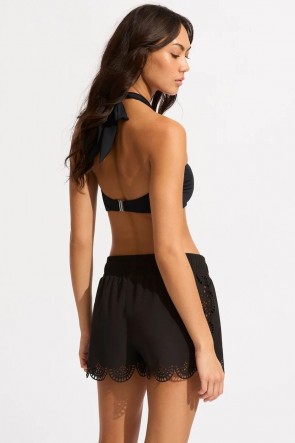 Sash Tie Front Bandeau Lulu Boardshort