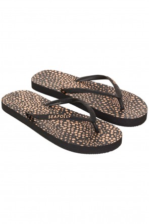 Safari Spot Thong Black Seafolly