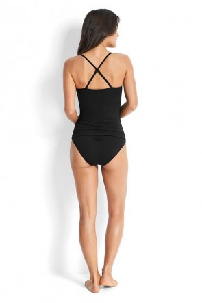 Spice Temple Twist Halter Tankini  Seafolly