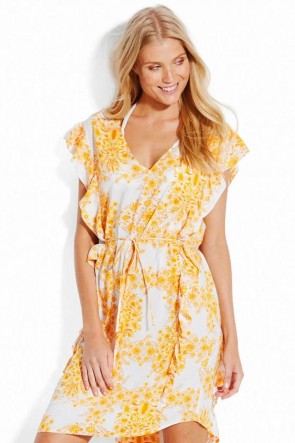 Buttercup Sunflower Ruffled Cover Up Seafolly 