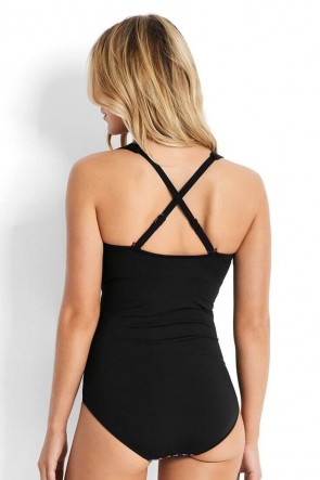 Spice Temple DD Maillot One Piece Black Seafolly