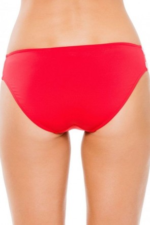 Block Party Spliced Hipster Bikini Red Chilli