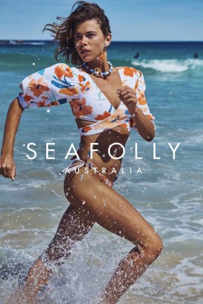 Summer Memoirs Wrap Top Tie Side Bikini Set by Seafolly 