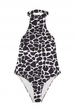 Wolf&Whistle White Eco Giraffe Swimsuit